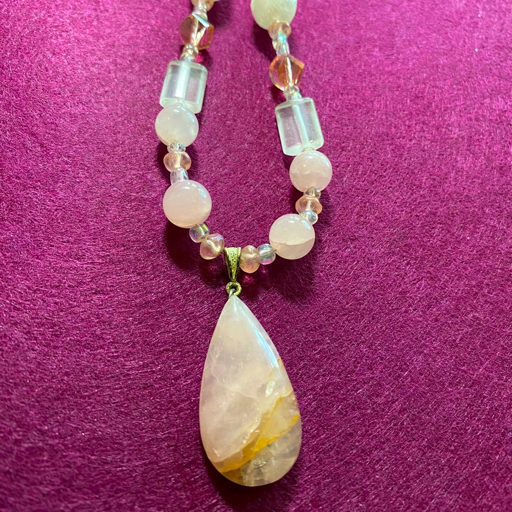 Necklace and matching earrings